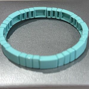 Turquoise / Tiffany blue color Wearable stretch bracelet